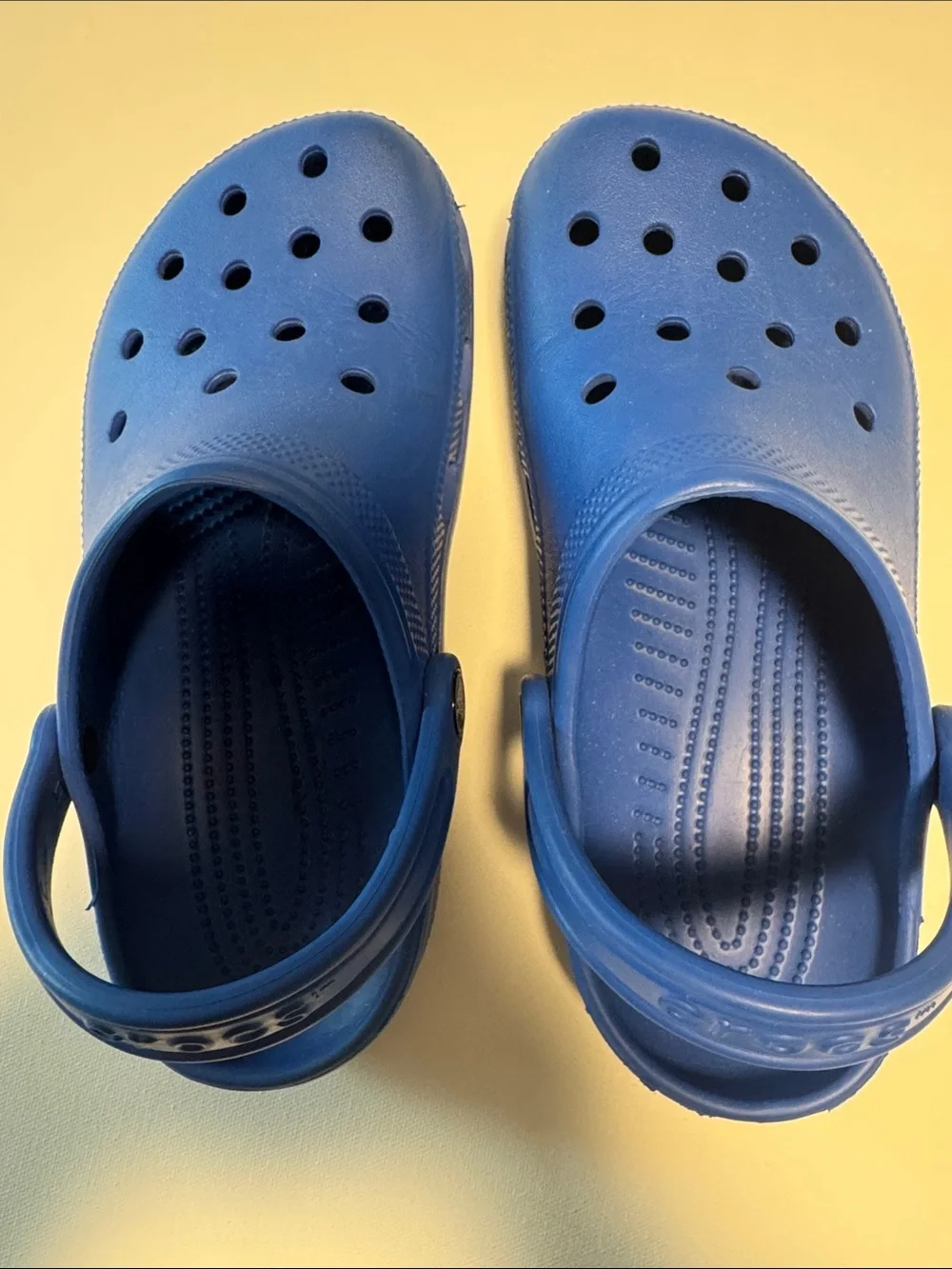 CROCS Kids Classic Foam Clogs in Bright Blue